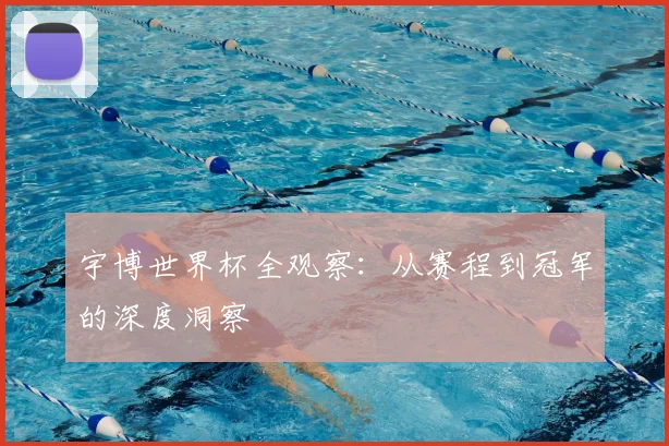 宇博世界杯全观察：从赛程到冠军的深度洞察