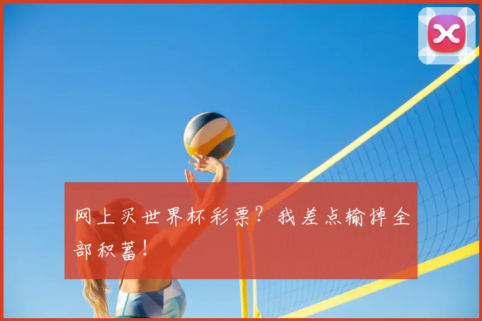 网上买世界杯彩票?我差点输掉全部积蓄!
