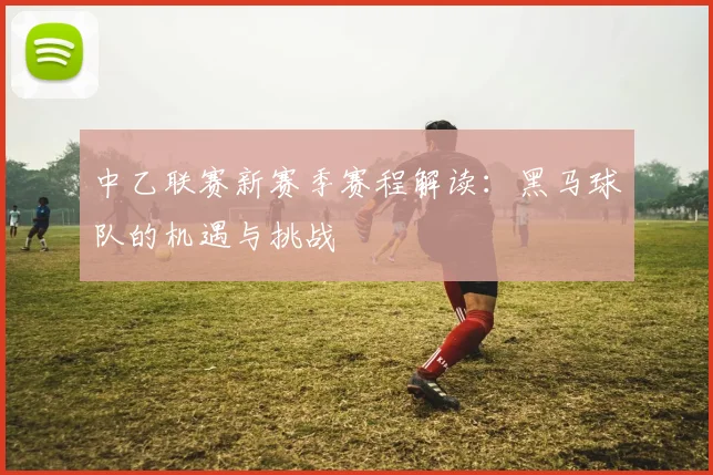 中乙联赛新赛季赛程解读：黑马球队的机遇与挑战